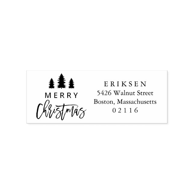 Cozy | Holiday Return Address Stamp (Imprint)