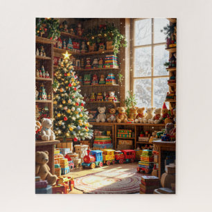 Cozy Holiday Toy Shop  Jigsaw Puzzle