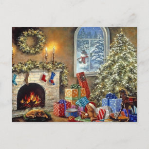Cozy Holidays Holiday Postcard