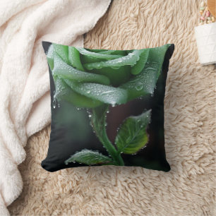 Cozy Home Decor Pillow with Floral Wreath Design