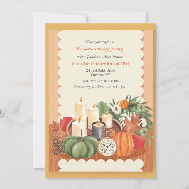 Cozy Home Housewarming Invitation (Front)