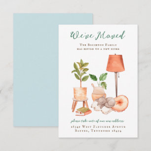 Cozy Home Moving Announcement