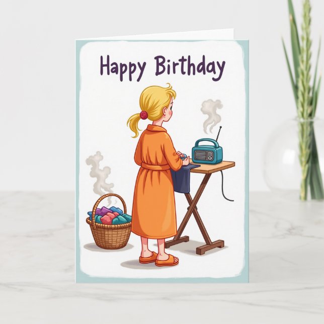 Cozy Homey Birthday Card (Front)