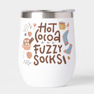 Cozy Hot Cocoa and Fuzzy Socks Design