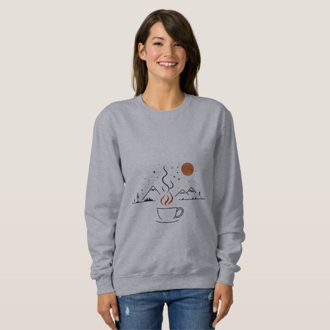 Cozy Hot Cocoa Winter Hoodie (Front Full)