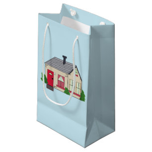 Cozy House Small Gift Bag