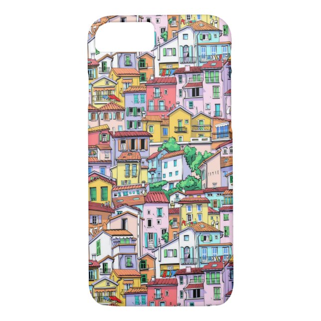 Cozy Houses Case-Mate iPhone Case (Back)