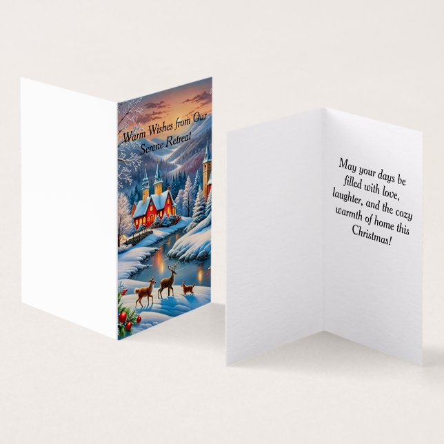 Cozy houses in winter (Inside and Outside)