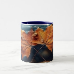 Cozy Hues of Autumn Two-Tone Coffee Mug