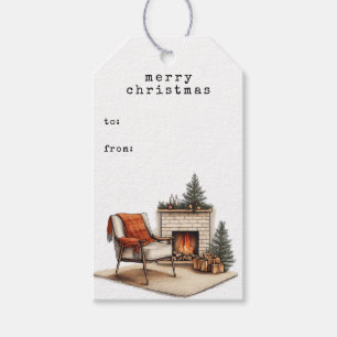 Cozy Hygge Christmas Gift Tag