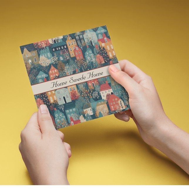 Cozy Hygge Village Nordic Folk Art, custom (Creator Uploaded)