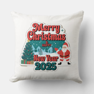 Cozy into 2025: The New Year Throw Pillow