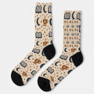 Cozy Jacquard Knit Pattern Personalized Socks