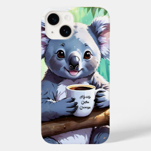 Cozy Jungle Koala Coffee Case-Mate iPhone 14 Case