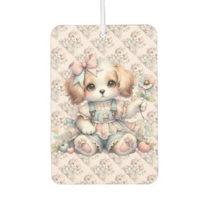 Cozy Kawaii Cottagecore Farmcore Puppy Style Air Freshener