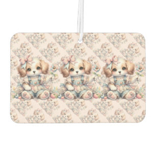 Cozy Kawaii Cottagecore Farmcore Puppy Style Air Freshener