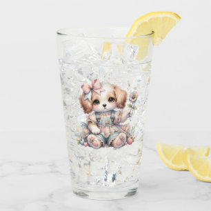Cozy Kawaii Cottagecore Farmcore Puppy Style Glass