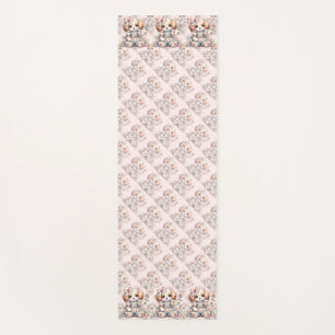Cozy Kawaii Cottagecore Farmcore Puppy Style Yoga Mat