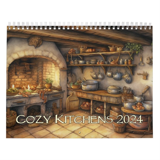 Cozy Kitchens 2024 Calendar (Cover)