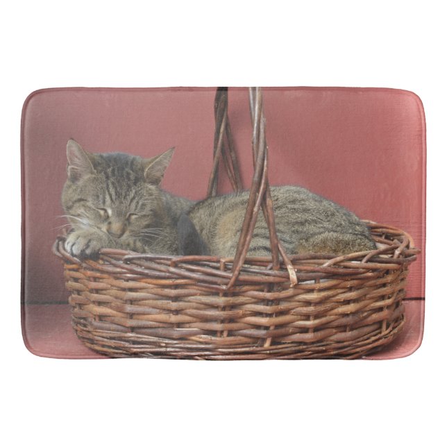 Cozy Kitty Bath Mat (Front)