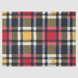 Cozy Knit Patchwork - Vintage Boho Autumn Style 3 Tissue Paper