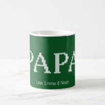 Cozy Knitted PAPA Christmas
