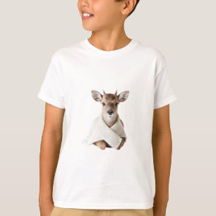 Cozy Little Fawn Kids T-Shirt