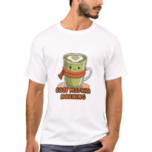 Cozy Matcha Morning Cute Autumn Green Tea