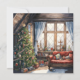 Cozy Merry Christmas Card