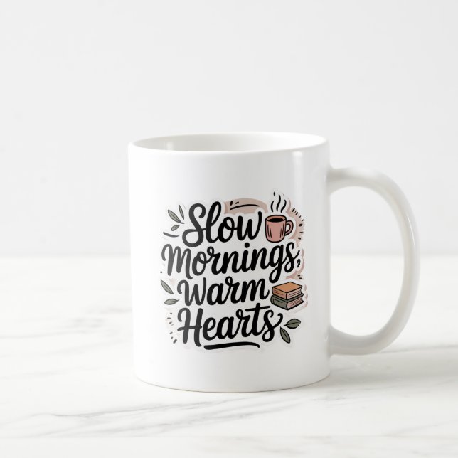 Cozy Minimalist Quote Mug  (Right)