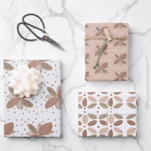 Cozy Mocha Wrapping Paper Sheet