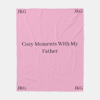 Cozy Moments With My Father Blanket | JKG
