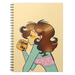 Cozy Morning Coffee Mood Art Notebook