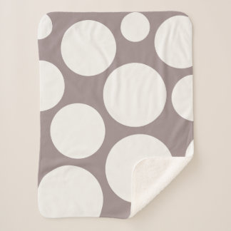 Cozy Mushroom and Cream Blanket