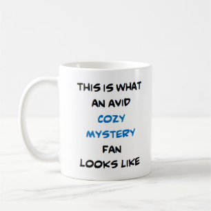 cozy mystery fan, avid Mug