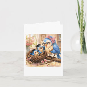 Cozy Nest Graduation Folded Greeting Card