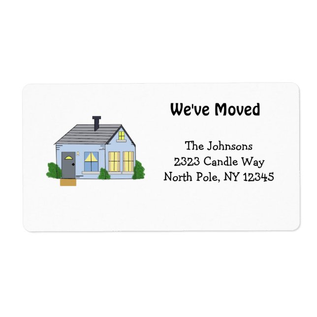 Cozy New Home Address (Front)