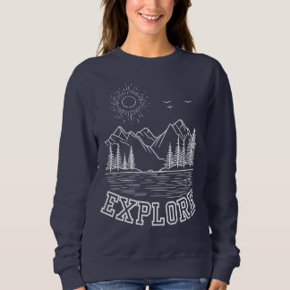 Cozy Outdoor Adventure Crewneck Pullover
