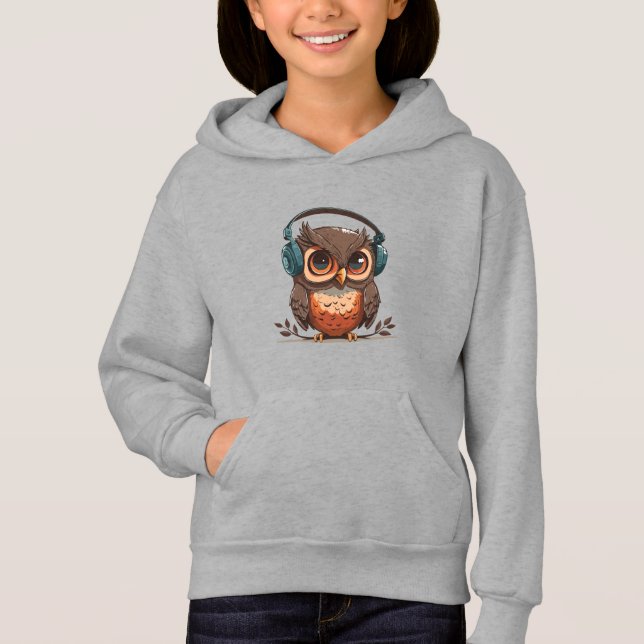 Cozy Owl with Headphones (Front)