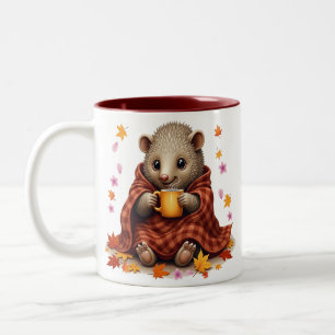 Cozy Pangolin Mug - Pangolin in Blanket Coffee