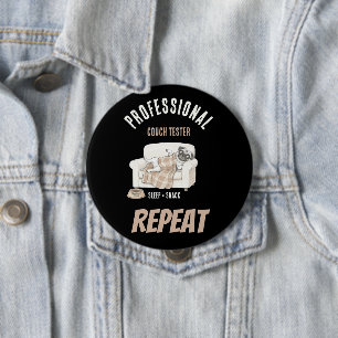 Cozy Paws Collection 4 Inch Round Button