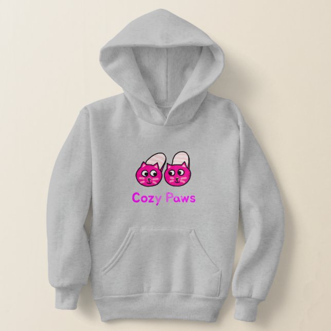 Cozy Paws Cute Purple Cats (Laydown)