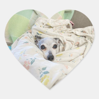 cozy pearl girl heart sticker