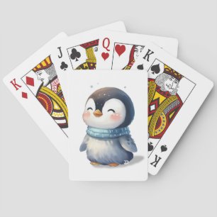 Cozy Penguin Playing Cards