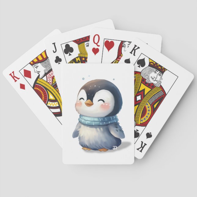 Cozy Penguin Playing Cards (Back)
