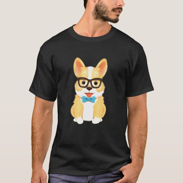 Cozy Pet Corgi T-Shirt (Front)