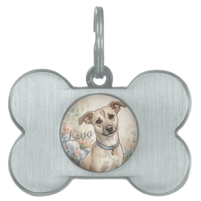 Cozy Pet Lover Design LinaPawStudio ID Tag (Front)