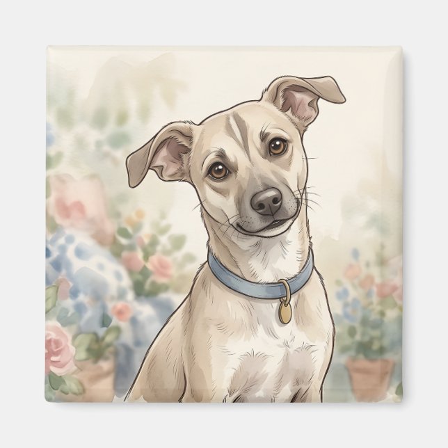 Cozy Pet Lover Design LinaPawStudio Magnet (Front)