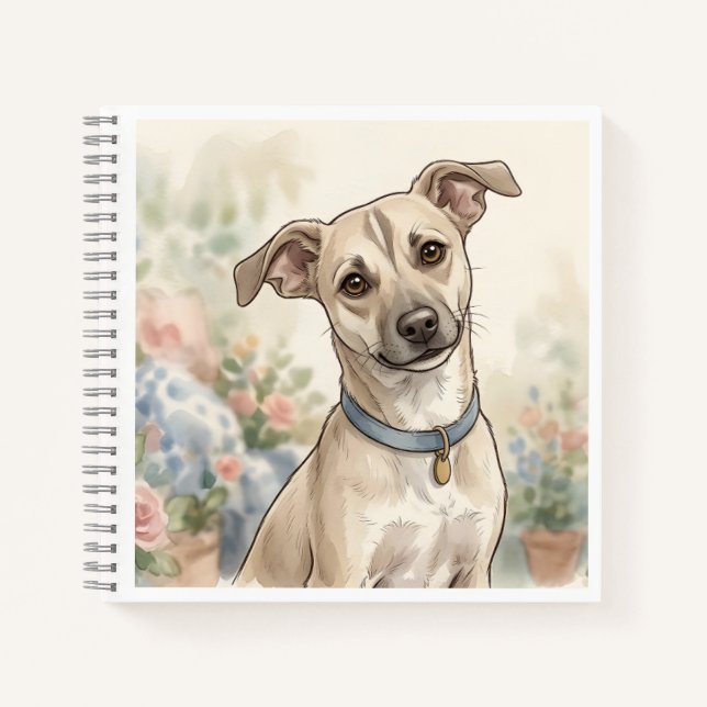 Cozy Pet Lover Design LinaPawStudio Notebook (Front)