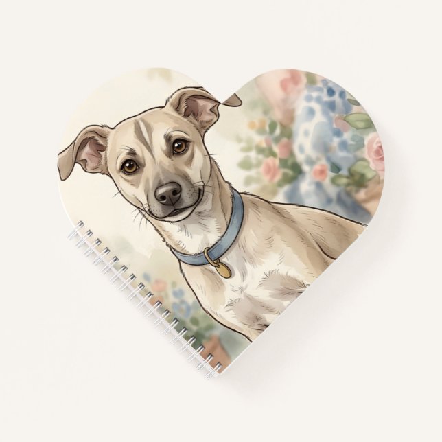 Cozy Pet Lover Design LinaPawStudio Notebook (Front)